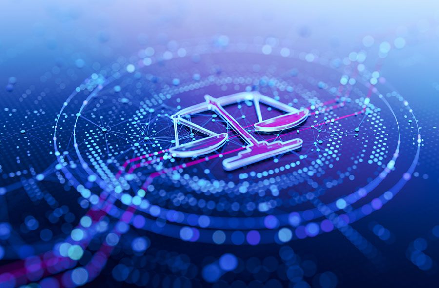 digital-illustration-of-scales-of-justice-on-a-dark-blue-background